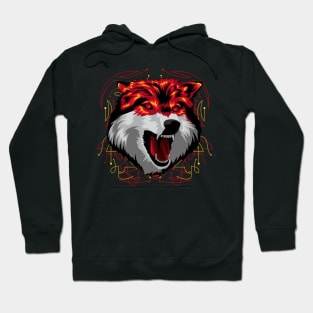 wolf art Hoodie